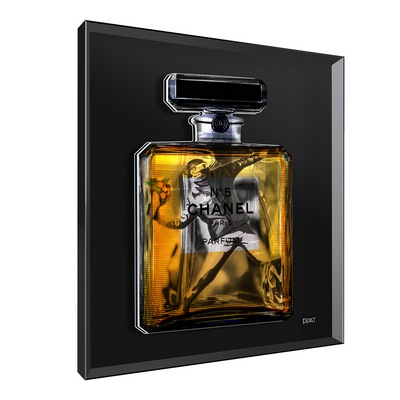 Vitrine Relief  Etirement Kalu Noir, Franck Doat 90X90