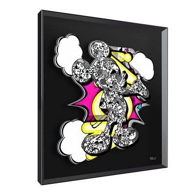 Vitrine Relief  Et Voila Boo Kalu Noir, Thelo 90X90