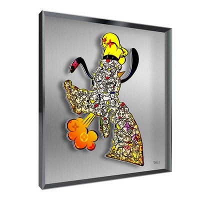 Vitrine Relief  Happy Pluto Kalu Gris, Thelo 90X90