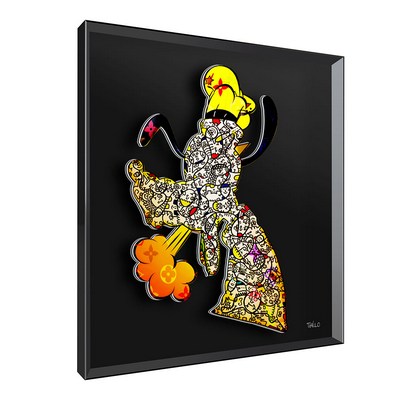 Vitrine Relief  Happy Pluto Kalu Noir, Thelo 90X90
