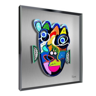 Vitrine Relief  Hawa Kalu Gris, Perrotte 90X90