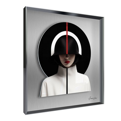 Vitrine Relief  Vl Lip Kalu Gris, Vincent Lebret 90X90