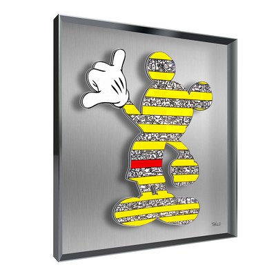 Vitrine Relief  Mickey Stri Kalu Gris, Thelo 90X90