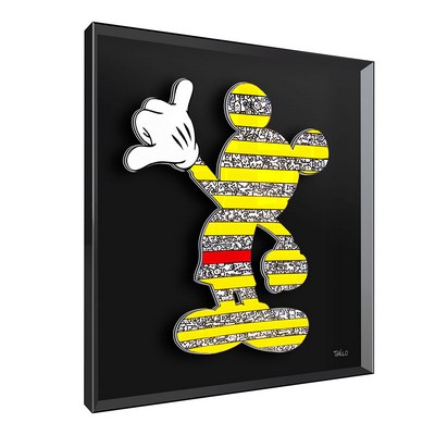 Vitrine Relief  Mickey Stri Kalu Noir, Thelo 90X90