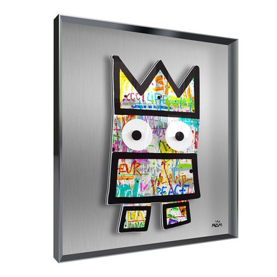 Vitrine Relief  Miss Pote Kalu Gris, Mam 90X90