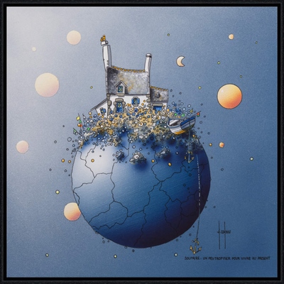Image encadrée Alain COADOU PAYSAGE 0904-AC 20X20