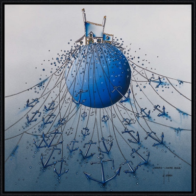 Image encadrée Alain COADOU PAYSAGE 0912-AC 20X20