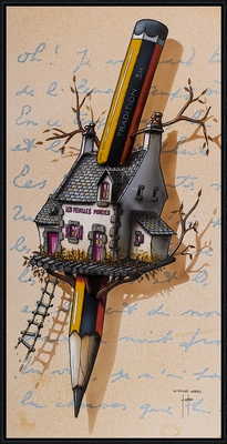 Image encadrée Alain COADOU PAYSAGE 0945-AC 50X100