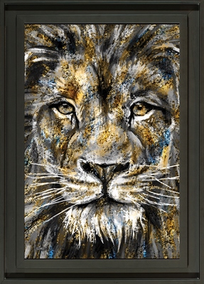 Image encadrée  Lion 40X60