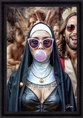 Image encadrée FIGURATIF Confessions 3 40X60
