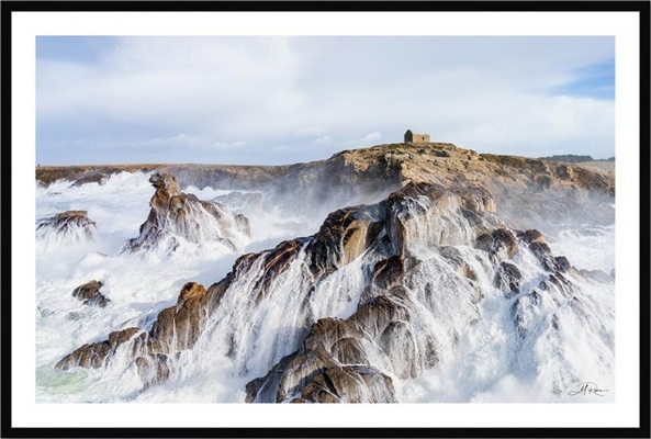 Tableau pvc encadré PAYSAGE Pointe du Percho 1 - Presqu'Ile de Quiberon 40X60