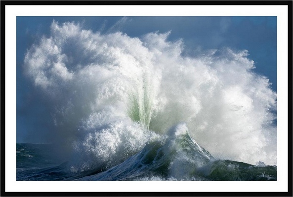 Tableau pvc encadré MER La valse de l'Océan 2 40X60