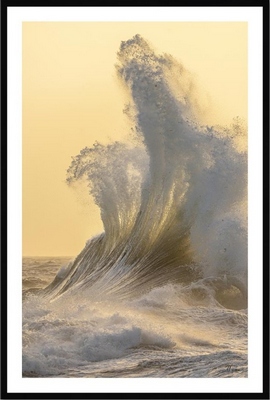 Tableau pvc encadré MER Lesconil - Lever de soleil 40X60