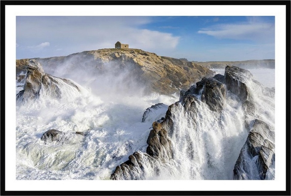 Tableau pvc encadré PAYSAGE Pointe du Percho 2 - Presqu'Ile de Quiberon 40X60