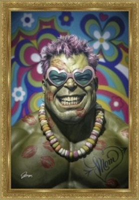 Image encadrée CELEBRITE Bad Trip - OR 40X60