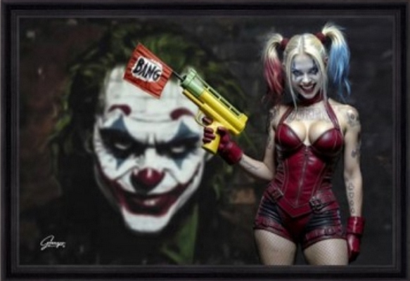 Image encadrée CELEBRITE Bang Bang 40X60