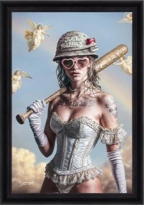 Image encadrée FIGURATIF Just Married 40X60