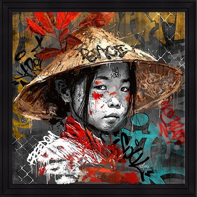 Image encadrée FIGURATIF Maï Ly 40X40