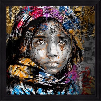 Image encadrée FIGURATIF Zoya 40X40