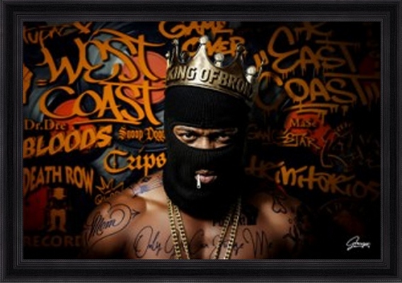 Image encadrée FIGURATIF Gangstar 40X60