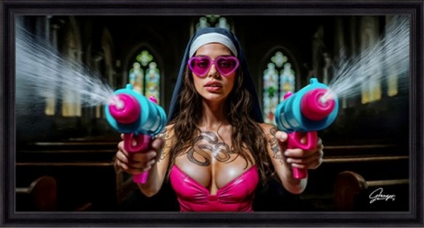 Image encadrée CELEBRITE Holy Water 40X90