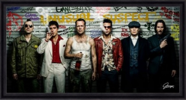 Image encadrée CELEBRITE Unusual Suspect 40X90