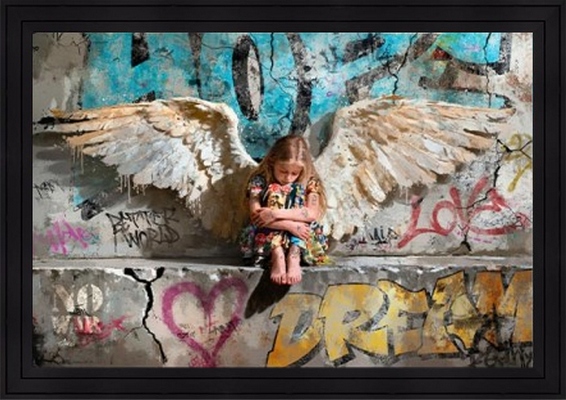 Image encadrée FIGURATIF La petite fée 40X60