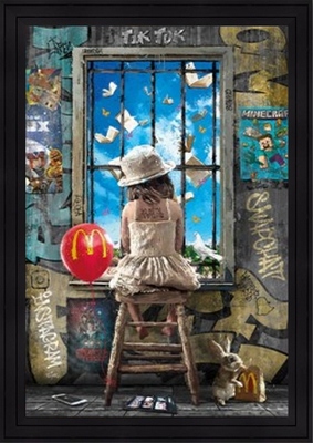 Image encadrée FIGURATIF Le fléau 40X60