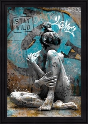 Image encadrée FIGURATIF Nudité urbaine 40X60