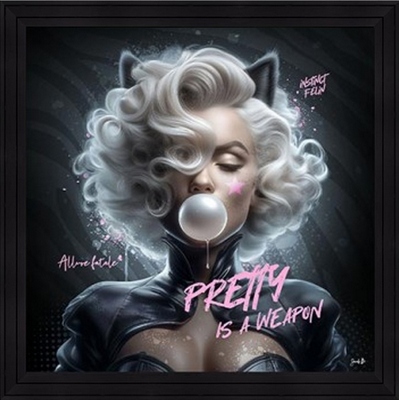 Image encadrée Sarah B FIGURATIF Allure 40X40