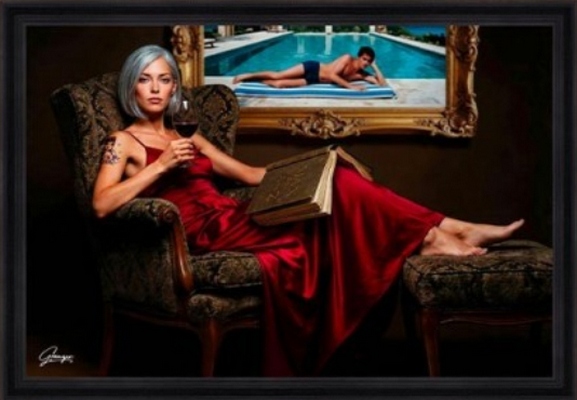 Image encadrée FIGURATIF A to Z 40X60