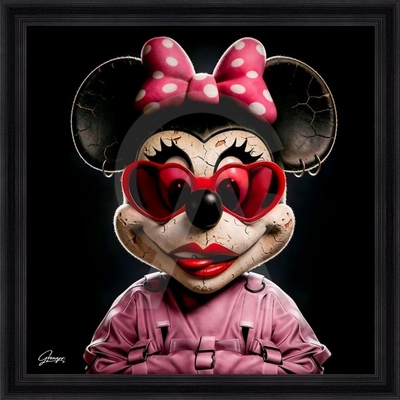 Image encadrée FIGURATIF Mad Mouse II 40X40