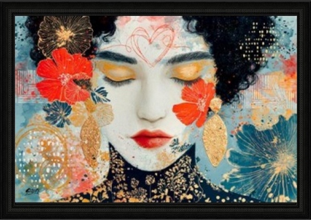 Image encadrée FIGURATIF Daphné 40X60