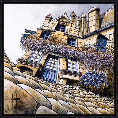 Image encadrée Alain COADOU PAYSAGE 29190-AC 20X20