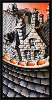 Image encadrée Alain COADOU PAYSAGE 29192-AC 50X100