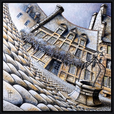 Image encadrée Alain COADOU PAYSAGE 29193-AC 20X20
