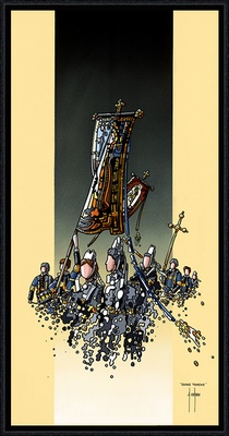 Image encadrée Alain COADOU FIGURATIF AC0982 50X100