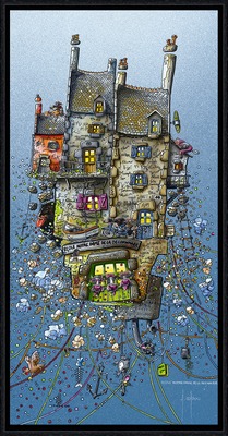 Image encadrée Alain COADOU  AC1006 Notre-Dame de la déconnade 30X60