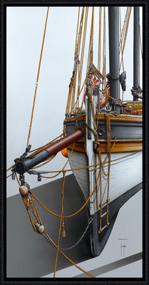 Image encadrée Alain COADOU BATEAU Swallow 50X100