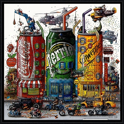Image encadrée Alain COADOU PAYSAGE Publi-cité 20X20