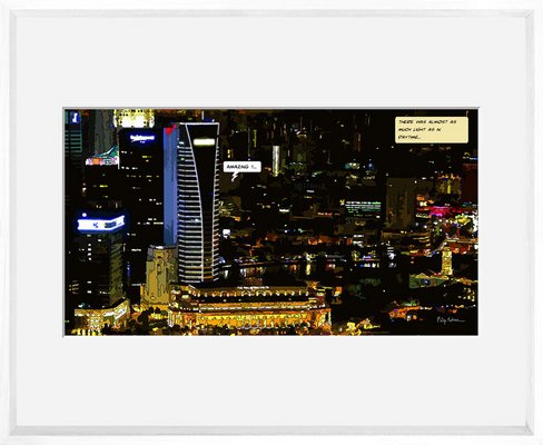 Reproduction encadrée URBAIN AMAZING 40X50