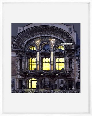 Reproduction encadrée URBAIN CINÉMA 40X50