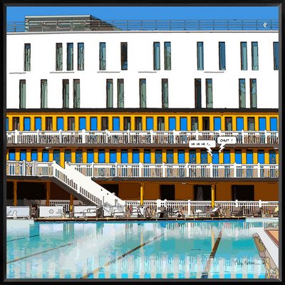 Reproduction encadrée PAYSAGE HI ! HI ! HI ! 90X90