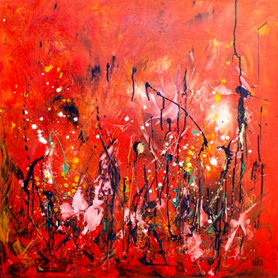 Decoplex ABSTRAIT Energie de l amour - NASCA 100X100