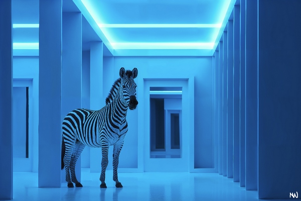 Decoplex ANIMAUX Zebra - Neon WALD 80X120