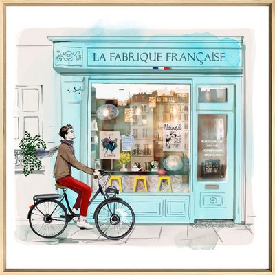 Digigraphie encadrée URBAIN LA FABRIQUE FRANCAISE 90X90