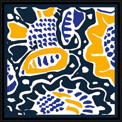 Image encadrée Marine THAËRON MER Marine 40X40
