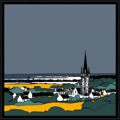 Image encadrée Marine THAËRON PAYSAGE Goulven 40X40