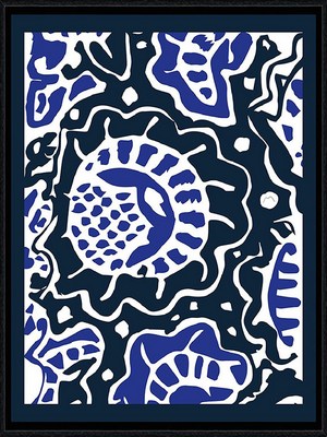 Image encadrée Marine THAËRON MER Détail 1 30X40