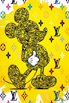 Plexi premium FIGURATIF Mickey au top, Thélo 80X120